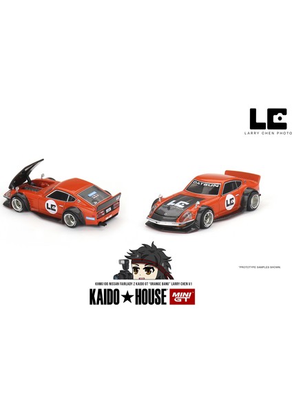 Mini Gt Kaido House Nissan Fairlady Z Kaido Gt 'orange Bang' Larry Chen V1 1:64 100