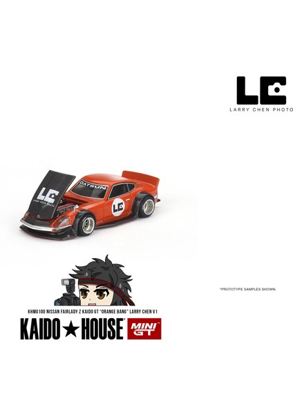 Mini Gt Kaido House Nissan Fairlady Z Kaido Gt 'orange Bang' Larry Chen V1 1:64 100 modelleri