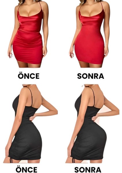 Kadın Toparlayıcı Dikişsiz Yüksek Bel Slip Korse 3'lü Set