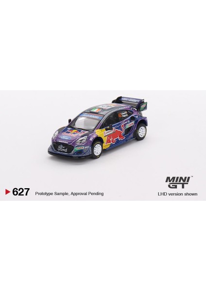 Mini Gt Ford Puma Rally1 #42 M-Sport Ford Wrt 2022 Rally Italia Sardegna 2nd Place 627