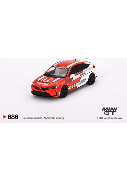 Honda Civic Type R 2023 Pace Car Red 686