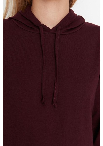 Tarz Regular Kapüşonlu Standart Kol Regular Basic Ince Örme Sweatshirt fırsatları