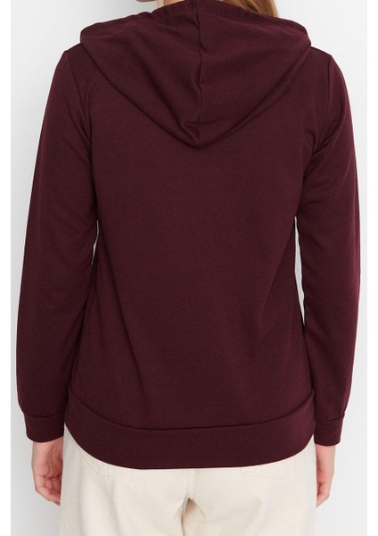 Tarz Regular Kapüşonlu Standart Kol Regular Basic Ince Örme Sweatshirt indirimleri