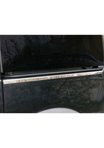 Ford Connect Uyumlu 2002-2014 Krom Sürgülü Kapı Çıtası 2 Parça Paslanmaz Çelik