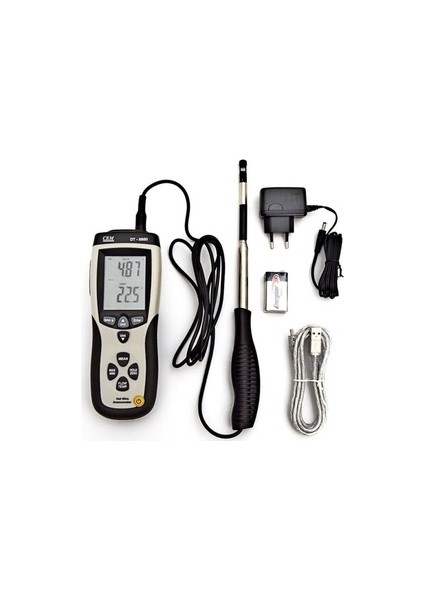 DT-8880 Teleskobik Problu Rüzgar Ölçer (Anemometre)