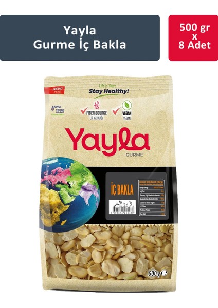 Gurme Iç Bakla 500 gr x 8 Adet