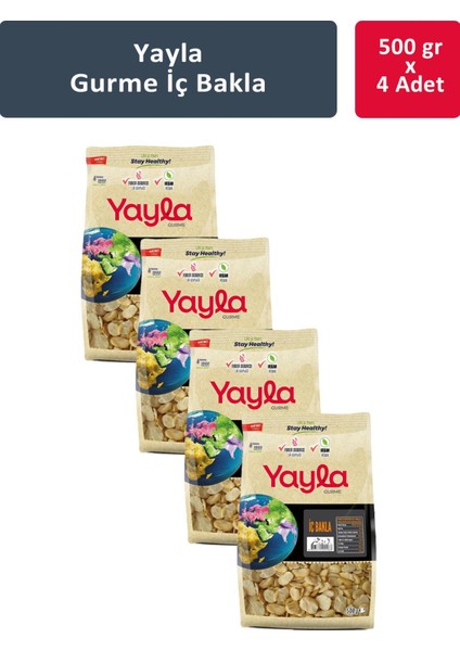 Gurme Iç Bakla 500 gr x 4 Adet