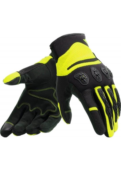 Aerox Unisex Black Yellow Tekstil Eldiven