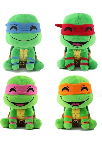 Teenage Mutant Ninja Turtles Ninja Peluş Bebek Kaplumbağa Oyuncak (Yurt Dışından)