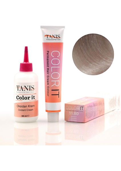 Color-It (100 Ml) Permanent Saç Boyası 11.80 (Alüminyum)