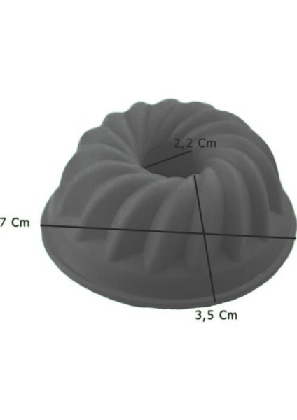 Silikon Muffin Kalıbı 6'lı