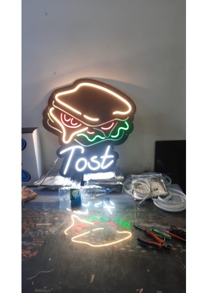 Neon LED Tabela İşletmelere Özel -Tost-