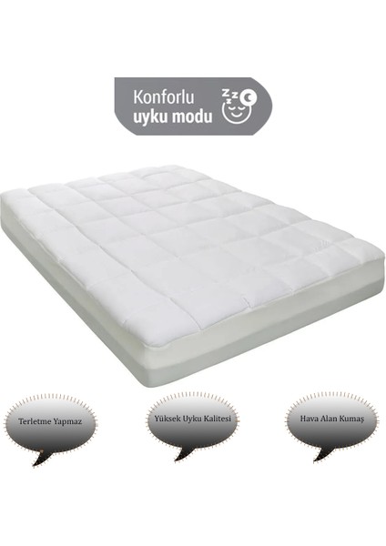 Full Kenar % 100 Mikro Pamuklu Kumaş, ,400GR M2 Uyku Pedi,yatak Koruyucu fiyatları