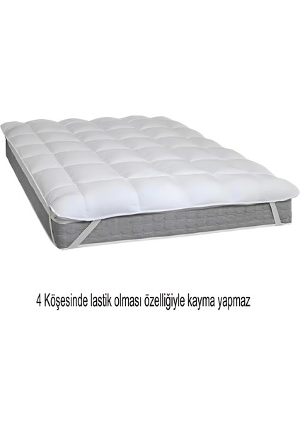 4 Köşe Lastikli % 100 Mikro Pamuklu Kumaş, ,400GR M2 Uyku Pedi,yatak Koruyucu fırsatları