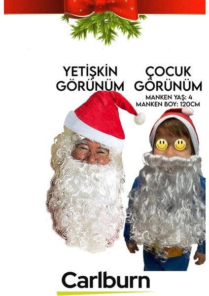 Özel Üretim Yıkanabilir Ucu Ponponlu Çocuk Yetişkin Yılbaşı Noel Baba %100 Polar Şapka 1 Adet