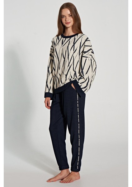 Kadın Uzun Kol Pijama Takım 5112 fiyatları