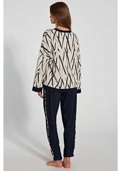 Kadın Uzun Kol Pijama Takım 5112 modelleri