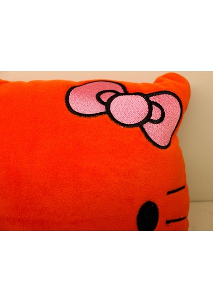 Turuncu Hello Kitty Yastık