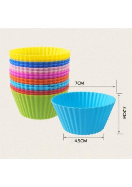 Silikon Muffin Kalıbı 6'lı