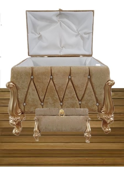 Sandığı Söz Nişan Bohça Gelin Damat Sandık 2'li 0602