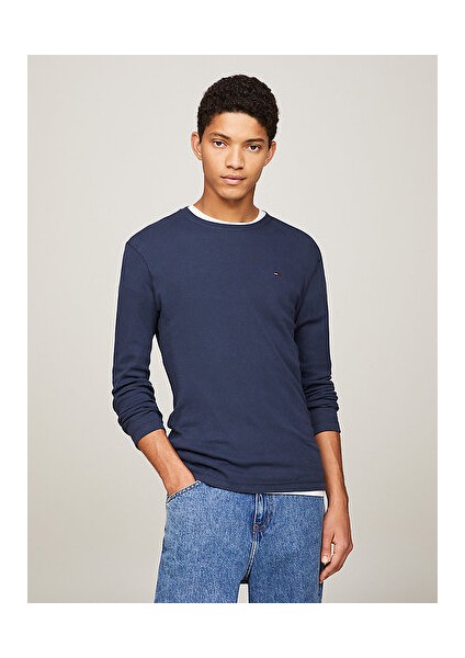 Tjm Original Rib Erkek Uzun Kollu T-Shirt