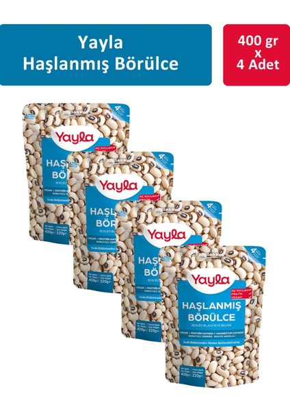 Haşlanmış Börülce 400 gr x 4 Adet