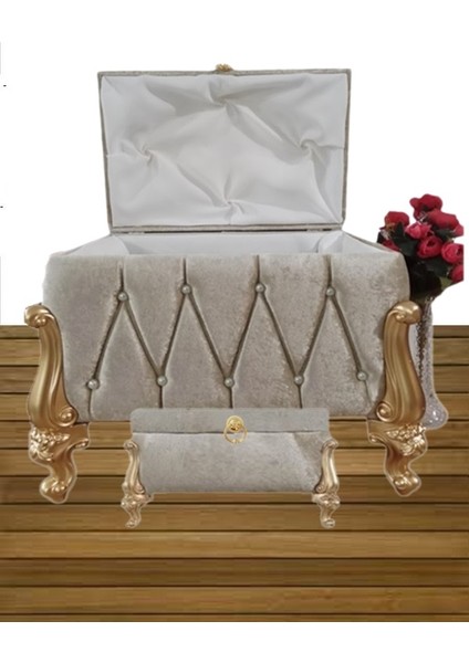 Sandığı Söz Nişan Bohça Gelin Damat Sandık 2'li 0602
