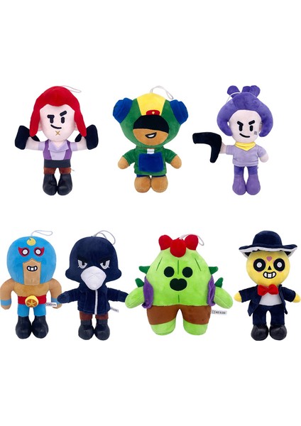 Brawl Stars Shirley Colt Spike Poke Peluş Oyuncak Bebek Bebek (Yurt Dışından) fiyatları
