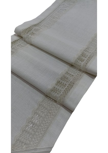 Elişi Dantelli Krem Runner fiyatları