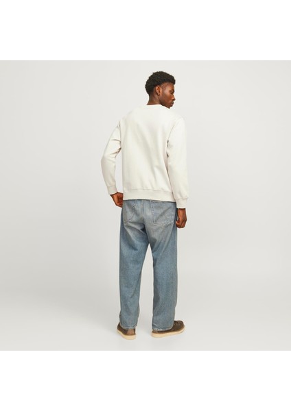 Erkek Bisiklet Yaka Düz Renk Sweatshirt - Urban indirimleri