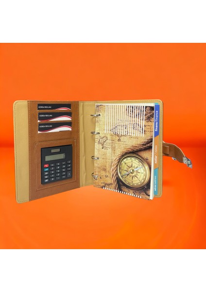 Özel Lüx Set - Deri Sümen Takımı - Organizer Defter - Sekreterlik Seti-Kişiye Özel Isimli