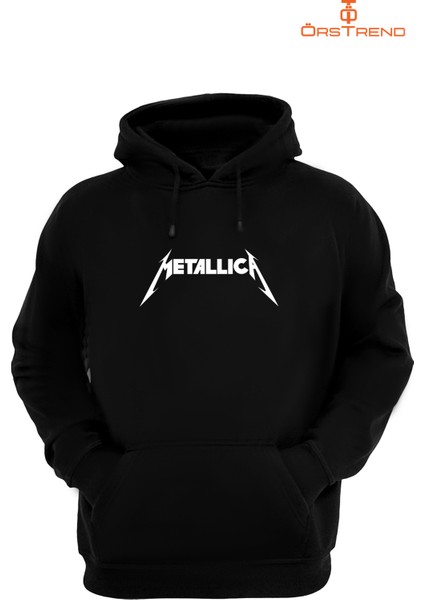 Metallica Baskılı Unisex Kapşonlu Sweatshirt