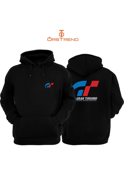 Gran Turismo Baskılı Unisex Kapşonlu Sweatshirt