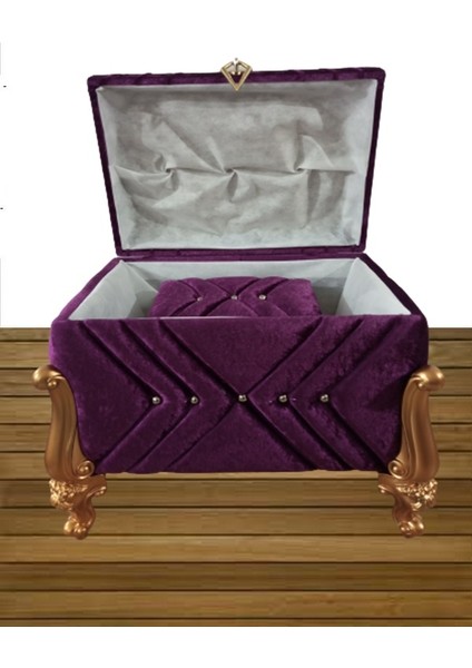 Sandığı Söz Nişan Bohça Gelin Damat Sandık 2'li 0603 modelleri