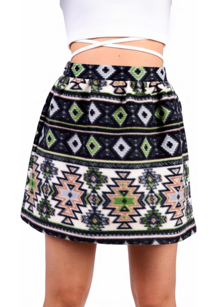 3027A Desenli Etek Siyah modelleri