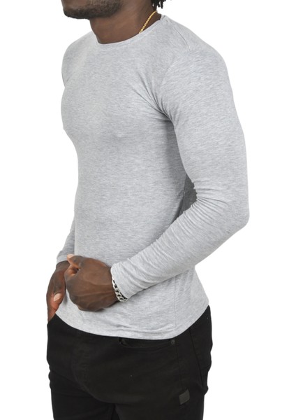 Uzun Kollu Sıfır Yaka Erkek Sweat 2300423 fiyatları