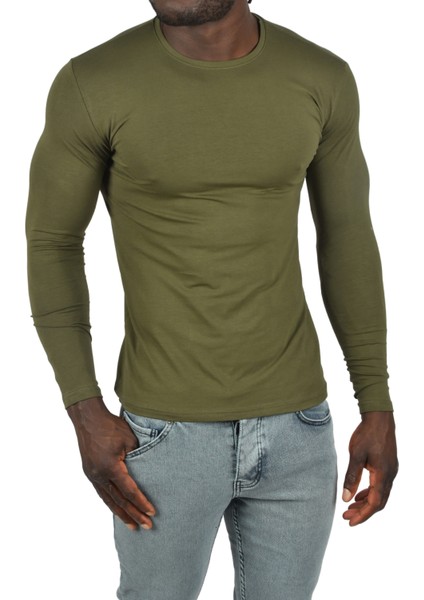 Uzun Kollu Sıfır Yaka Erkek Sweat 2300423 fiyatları