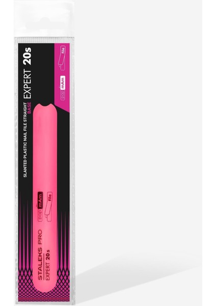 Expert 20S Plastik Düz Yamuk Törpü (Baz) (130 Mm) Pembe