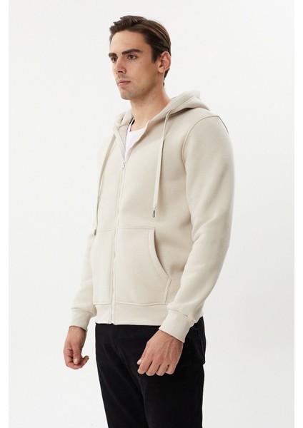 Esw 2889-Y Kapşonlu Fermuarlı Erkek Sweat Ceket modelleri