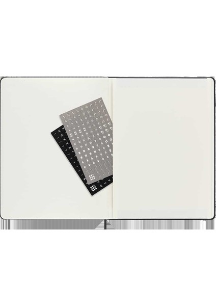 Pro Notebook Sert Kapak Defter Xl Boy 19X25 cm 192 Sayfa Siyah