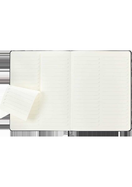 Pro Notebook Sert Kapak Defter Xl Boy 19X25 cm 192 Sayfa Siyah