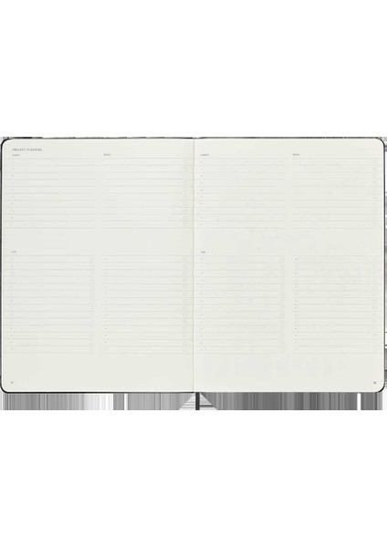 Pro Notebook Sert Kapak Defter Xl Boy 19X25 cm 192 Sayfa Siyah