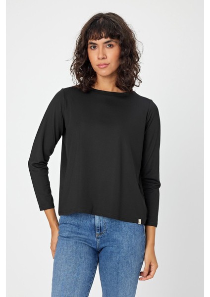 Alexandergardı Uzun Kollu Merserize Kumaş T-Shirt (AGSWEAT00)