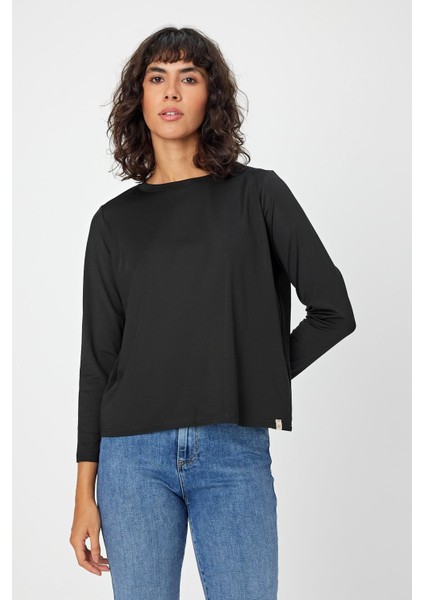 Alexandergardı Uzun Kollu Merserize Kumaş T-Shirt (AGSWEAT00)
