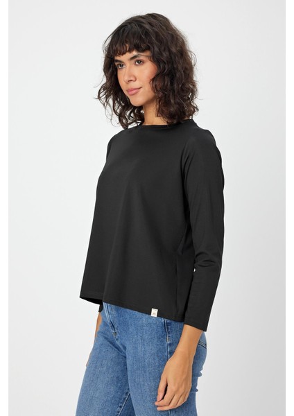 Alexandergardı Uzun Kollu Merserize Kumaş T-Shirt (AGSWEAT00)