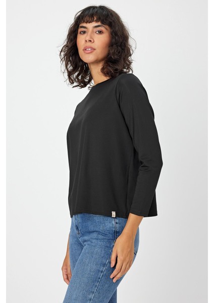 Alexandergardı Uzun Kollu Merserize Kumaş T-Shirt (AGSWEAT00)