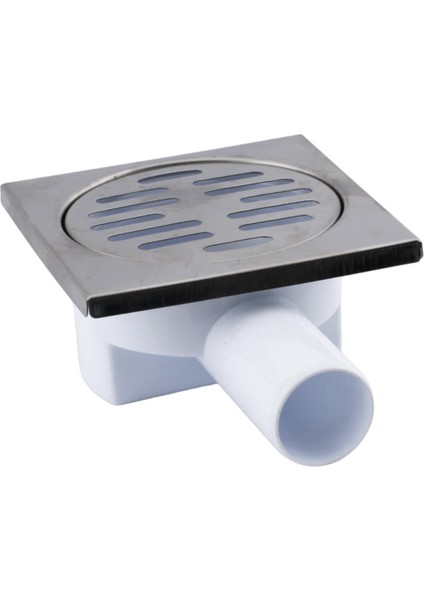 Yer Süzgeci Banyo Izgara Lavabo Pis Su Gideri Kapak Kapağı Yandan Çıkışlı Sifon Metal Plastik 32 mm