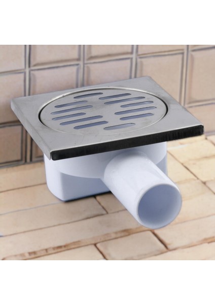 Yer Süzgeci Banyo Izgara Lavabo Pis Su Gideri Kapak Kapağı Yandan Çıkışlı Sifon Metal Plastik 32 mm