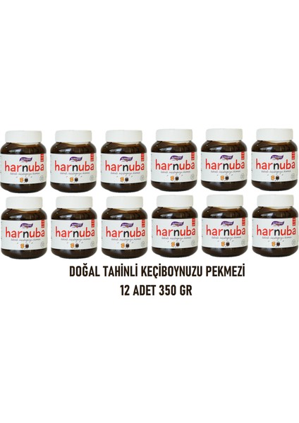 Harnuba Tahinli Keçiboynuzu Pekmezi 350 gr 12 Adet