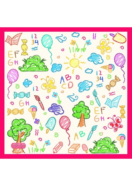 Çocuk EŞARP-Ç07-70X70